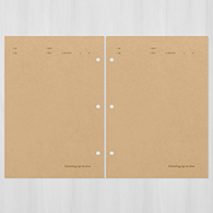 초음파사진 스크랩 내지 SET (크라프트내지7매+OPP40매)